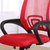 匠林家私电脑椅家用办公椅升降椅子电脑椅(红色 黑框)第4张高清大图