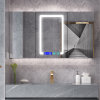 防雾智能浴室镜柜组合箱带LED灯挂墙式卫生间洗手间梳妆镜子定制(配件)