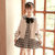 巴洛尼莫2021年秋季新款儿童秋装韩版洋气大童套装 女童秋装连衣裙两件套(160 白)第3张高清大图