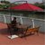 京好 公园长椅子休息椅 现代简约环保实木休闲铸铁户外凳子D67 到市自提(B款咖啡色长椅1把 长1.2米款2脚)第4张高清大图