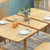 恒兴达 日式纯实木餐桌椅组合北欧全实木橡胶木长桌小户型4人桌餐厅家具(拉伸餐桌-0.9米胡桃色 一桌八椅)第2张高清大图