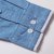 Genanx格男仕 秋装新款时尚休闲白波点蓝色长袖衬衫 D080(M)第5张高清大图