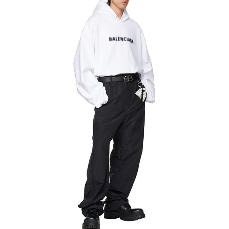 balenciaga男士白色卫衣帽衫661711tkvd69040m码白色时尚百搭