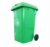大号塑料垃圾桶绿色分类垃圾桶60升JMQ-831第2张高清大图