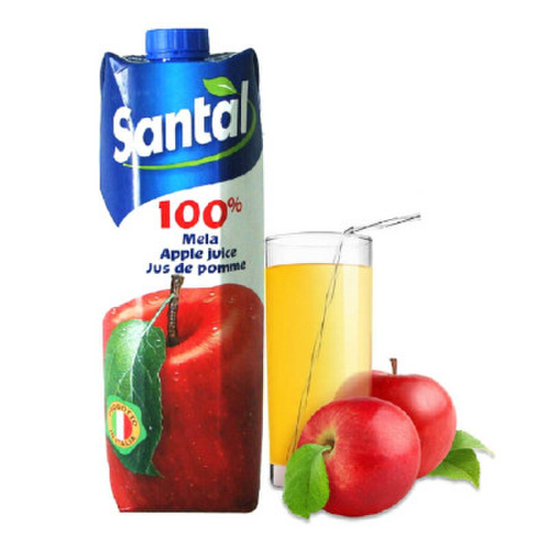 帕玛拉特 意大利进口 帕玛拉特 圣涛100%苹果汁 1l