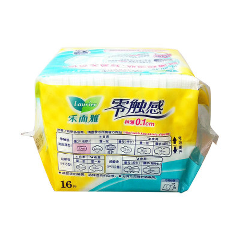 乐而雅超丝薄迷你日用卫生巾 16片/包
