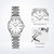 浪琴瑞士手表 博雅系列 机械钢带女表 情侣对表L43104116 国美超市甄选第7张高清大图