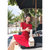 夏季收腰显瘦小个子小香风红色连衣裙2018新款小心机红裙子女(黑色_如图_ XL)第4张高清大图