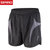 spiro 夏季运动短裤男女薄款跑步速干透气型健身三分裤S183X(黑色/灰色 XL)第5张高清大图