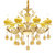 锌合金欧式现代简约客厅卧室餐厅别墅酒店玉石水晶吊灯蜡烛灯具(10加5个灯头)第5张高清大图