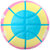 李宁彩虹篮球成人儿童比赛训练7号彩色橡胶室内外蓝球LBQK657-1 国美超市甄选第3张高清大图