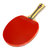 红双喜四星级横拍乒乓球拍对拍套装附乒乓球T4002 国美超市甄选第6张高清大图