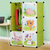 索尔诺卡通衣柜简易儿童宝宝婴儿收纳柜组合塑料树脂组装衣橱衣柜(粉色6门1挂 A3106)第5张高清大图