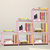 索尔诺 时尚大容量书架  自由组合简易储物架 书柜(史努比 sj020304)第3张高清大图