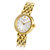 天梭（TISSOT）手表 乐爱系列1853石英小金表  瑞士手表  时尚女士钢带手表(T058.009.33.031.00)第3张高清大图