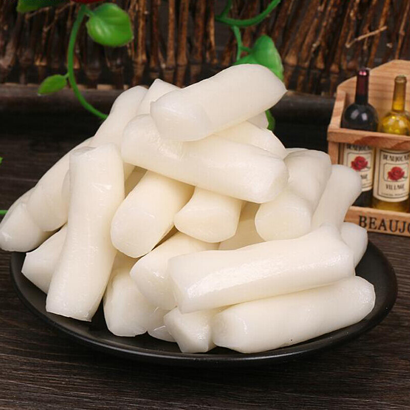 小伙子韩国辣炒年糕条500g小伙子韩国辣炒年糕条部队火锅食材500g