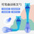 KIUIMI开优米儿童硅胶软勺宝宝弯曲练习叉勺感温儿童餐具婴儿勺子辅食勺(蓝色)第2张高清大图