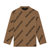 BALENCIAGA棕色男士针织衫毛衣 657401-T3200-2900XXL码棕色 时尚百搭第5张高清大图