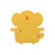 咪呢小熊 M6612 大象型温度计(黄色)第2张高清大图