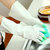 多色可选橡胶手套防水洗衣洗碗乳胶手套橡胶家务清洁手套薄清洁塑胶皮pvc手套（新疆西藏青海不发货）(绿色 S码)第3张高清大图