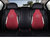 尼罗河气囊腰靠适用于a4l坦克300奔驰e级哈佛H6丰田rav4宝马五系汽车坐垫(酒红色)第2张高清大图