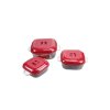 继红  方形微波炉汤锅/保鲜盒三件套（CD2262）