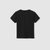 HLA/海澜之家MR.BLACK系列简约舒适胸前卡通人物儿童款短袖T恤HNTBJ2Q601A(黑色花纹BC 150/72)第2张高清大图