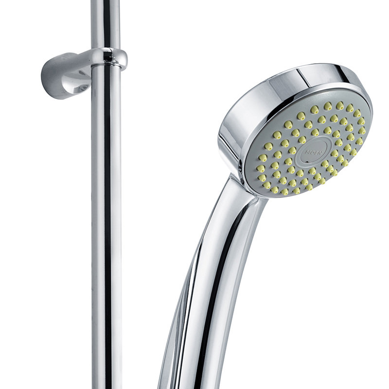 moen摩恩淋浴花洒套装铜体沐浴冷热龙头洗澡器超薄顶喷15143