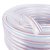 俊采云JCYK5透明pvc软管柔软耐压水龙头塑料自来水管纤维增强管网纹管（单位：卷）(白色6分10米长)第2张高清大图