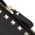 Valentino女士黑色铆钉装饰徽标手拿包 UW2P0269-VSH-0NO黑色 时尚百搭第6张高清大图