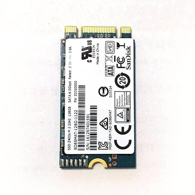 闪迪(sandisk)企业级z400s系列128g ssd固态硬盘m.2(ngff)2242