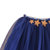 贝壳元素五角星半身裙 春秋装新款女童童装网纱裙子qz4393(140 深蓝色)第4张高清大图