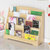 华杭 书架幼儿书架幼儿园用书架置物架 HH-SG450(黄色 木质)第2张高清大图