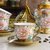 欧式镀金边茶具咖啡杯套装花茶咖啡具英式下午茶陶瓷复古家用创意第3张高清大图