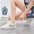 回力女士透气撞色休闲鞋 户外耐磨防滑潮流运动鞋38米 国美超市甄选第4张高清大图