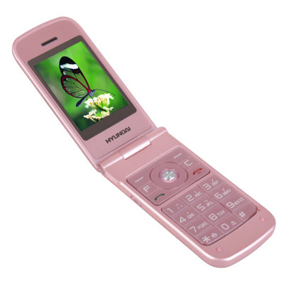 现代（HYUNDAI）I719手机（粉色）双卡双待/GSM
