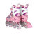 美洲狮（COUGAR）鸟巢 MS851溜冰鞋成人轮滑鞋儿童可调直排轮旱冰鞋(粉紫 L码38-41码可调)第4张高清大图