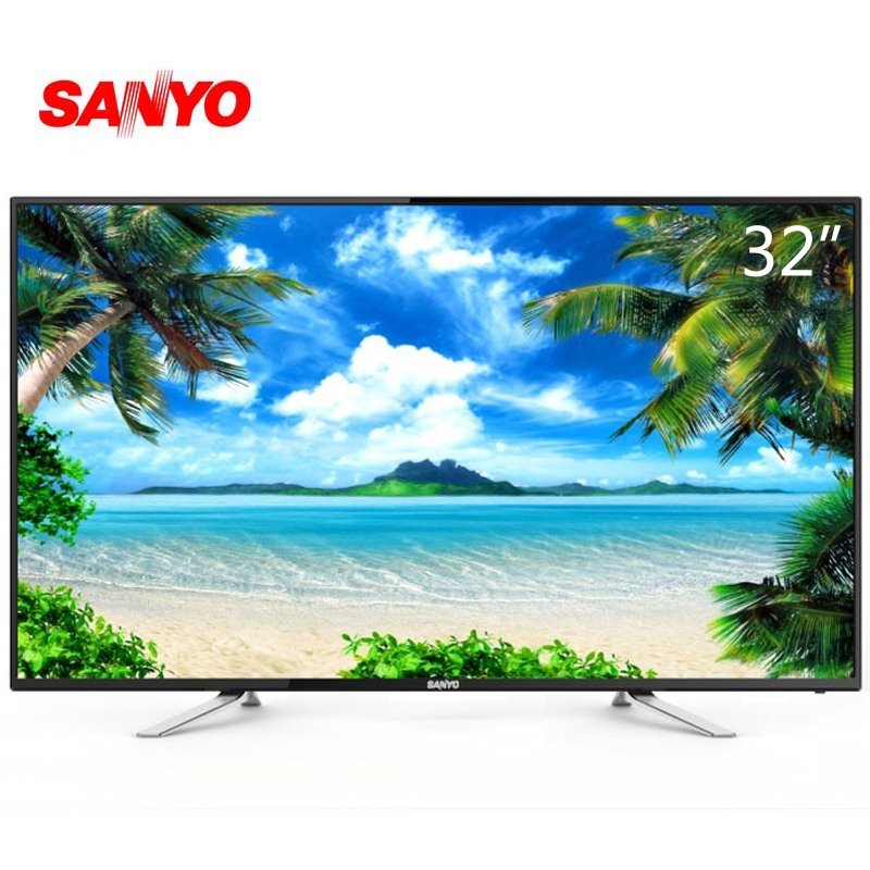 三洋sanyo32ce3210d32英寸高清led风行智能平板电视黑色