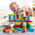 Hape拼搭积木40粒E8321 玩具婴幼儿童早教启蒙益智玩具第3张高清大图
