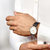 浪琴瑞士手表 时尚系列 机械皮带男表L49224112 国美超市甄选第5张高清大图
