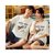 情侣睡衣夏季韩版中薄款卡通可爱男女士抽条棉短袖家居服套装(J5033* 男L)第3张高清大图