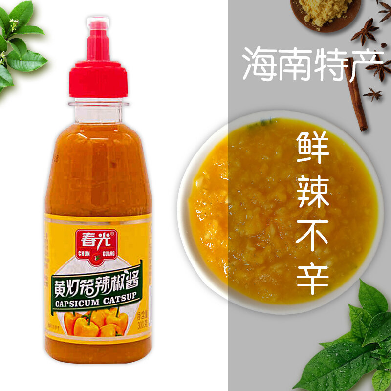 春光黄灯笼辣椒酱300g国美甄选