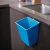 HOYO好友 Q0360 餐厨垃圾桶/塑料垃圾篓/杂物桶/家用垃圾桶/无盖(蓝色)第3张高清大图