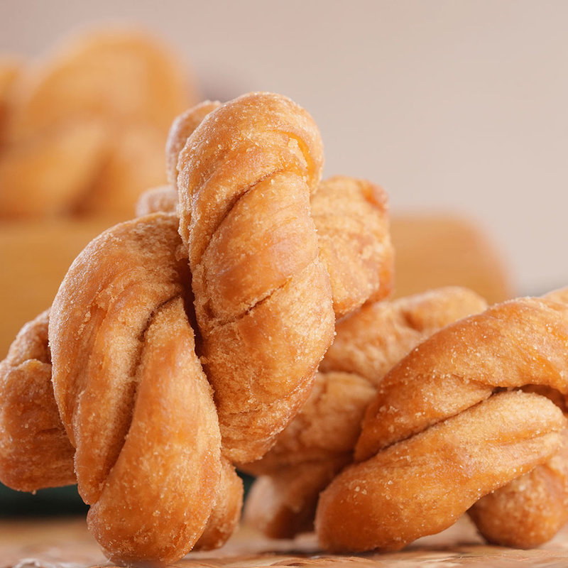 陈昌银重庆磁器口手工陈麻花500gx2袋原味和盐味组合重庆特产手工制作