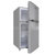 双鹿(sonlu) BCD-102C 102升 双门冰箱 省电节能 实惠家用冷藏冷冻电冰箱第4张高清大图