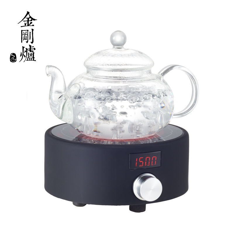 艾玛诗1600 电陶炉 完美的电磁炉迷你静音茶炉铁壶