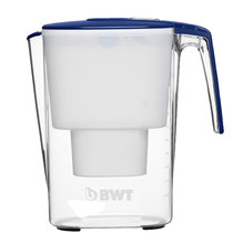 倍世（BWT）德国原装水壶 家用过滤壶 净水器 3.6升净水杯 3.6L滤水壶(蓝色3.6升一壶一芯阻垢款)