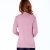 OSA2012秋冬装新款新品女装韩版大码镂空外套针织衫女开衫H22461粉色 M第2张高清大图