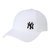 MLB白色侧边黑标小ny鸭舌帽32CPIJ-50W均码白 百搭第5张高清大图