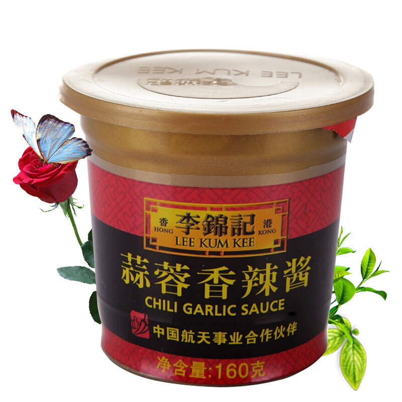 李锦记蒜蓉香辣酱160g凉拌酱烧烤火锅